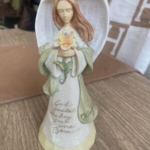 2004 Foundations by Enesco AUGUST birthday angel